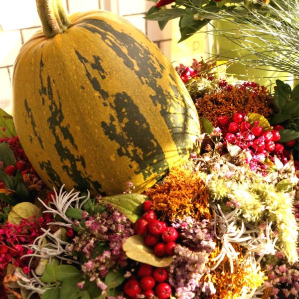 Floristik Herbst Kürbis