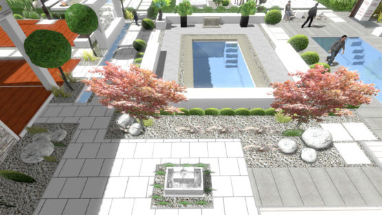 Konzeptplanung einer Ausstellungsfläche