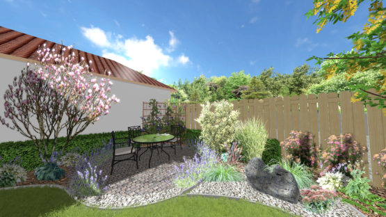 Gemütliche Gartenecke